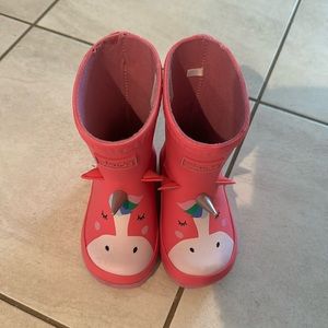 Joules girls rain boots